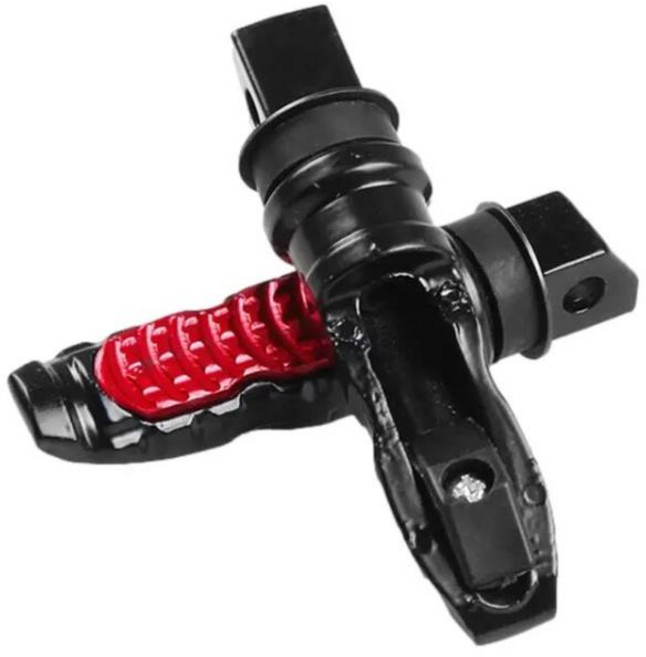 혼다 MSX125 용 발받침 오토바이 페달 개조 알루미늄 8mm 홀 뒷좌석 승객 발 페그 2 개, 01 Red_01 CHINA