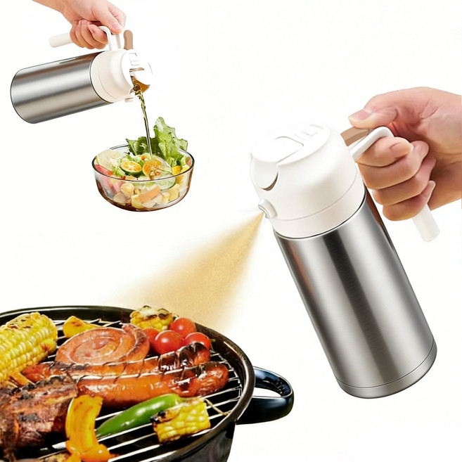 Modora 연마제 없는 스테인리스 오일 스프레이 병, 1개, 360ml