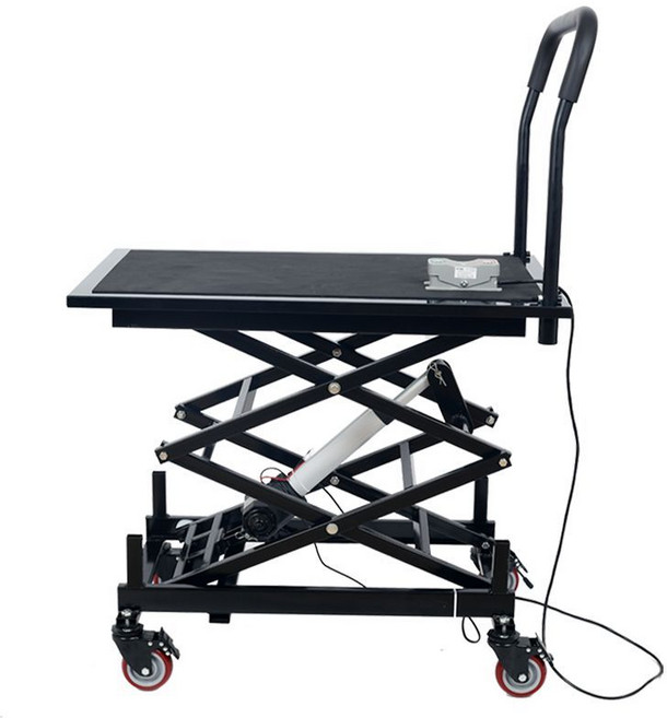 이동식 전동 리프트 세탁기 테이블 건조기 구르마, 1개, 포함 90x55cm 180kg 1.2m