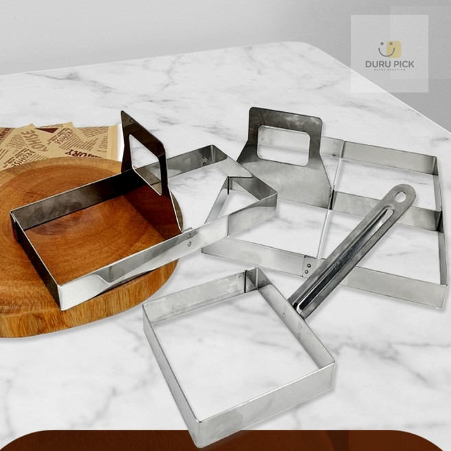 두루픽 스텐 토스트틀 계란후라이틀 식빵 샌드위치 직사각토스트틀, 4구