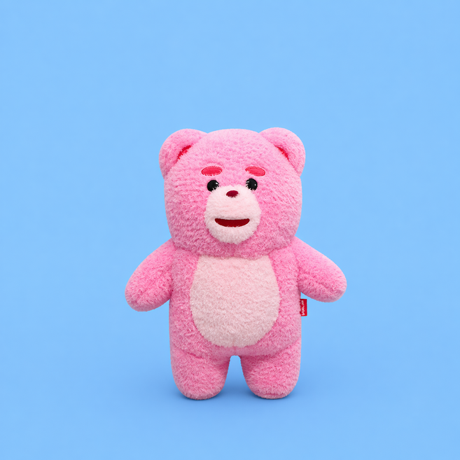 [공식정품] 벨리곰 뽀글이 중형 인형 쿠션 30cm / 생일 선물 애착 곰인형 크리스마스 응원 우정 커플 안고자는 바디필로우 곰돌이, 1개