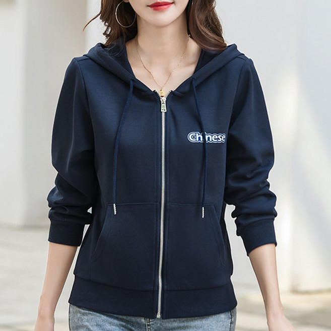 봄 가을 루즈핏 지퍼 오픈 후드티 심플 패션 캐주얼 다용도 후드 재킷 스타일리시 가디건 후드티 경량 코트 캐주얼 아웃도어 루즈핏 츄리닝 스포츠 의류 집업 자켓