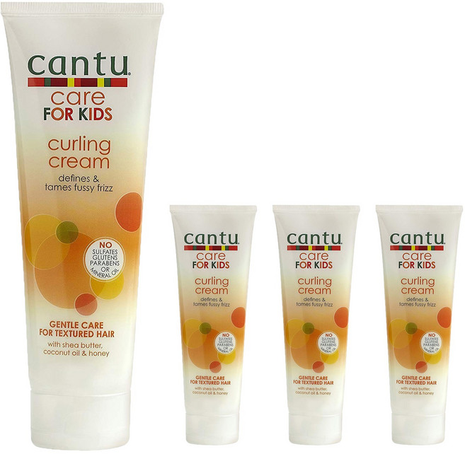 칸투 케어 포 키즈 컬링 크림, 227g, 4개