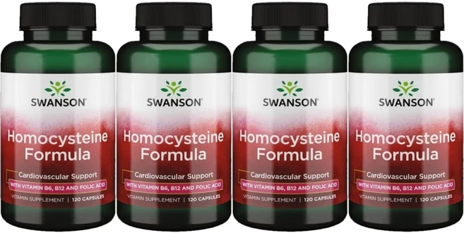 스완슨 호모시스테인 포뮬라, 4팩, 120정 - 쿠팡