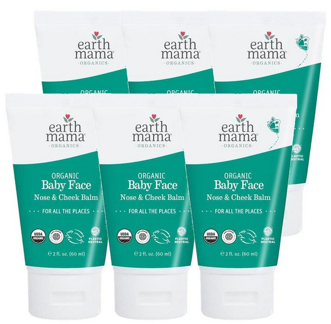 어스마마 베이비 페이스 노즈 앤 칙 밤 60ml, 6개