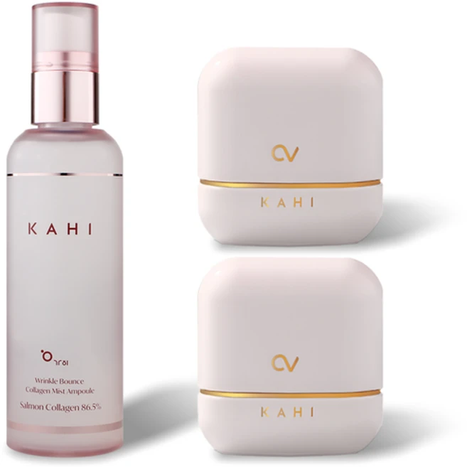 가히 CV 샤인핏 캐비어 선스틱 2개+링클 바운스 콜라겐 미스트 앰플 1개 - 쿠팡