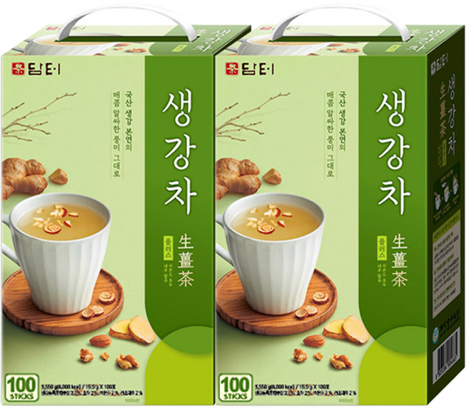 담터 생강차 플러스, 15.5g, 100개입, 2개