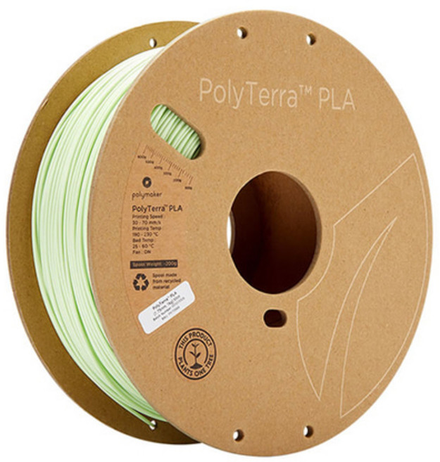 Polymaker 3D 프린터 PolyTerra PLA 필라멘트 Mint (1kg)