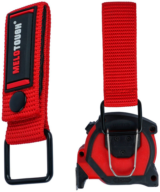 MELOTOUGH 측정 테이프 홀더 줄자 홀더 드릴 충격 도구 줄자 드릴 클립 도구용 홀스터, 2개