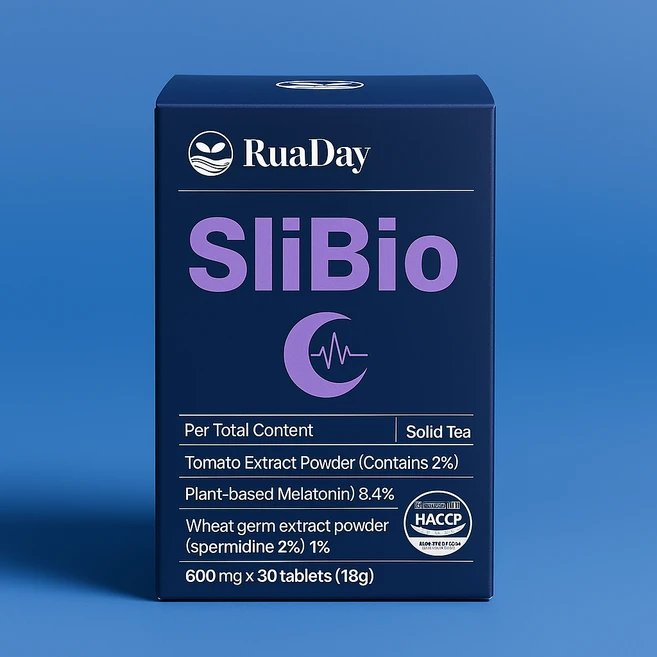 루아데이 슬리비오 식물성 멜라토닌 데일리 나이트 루틴 식품, 1개, 30정 - 쿠팡