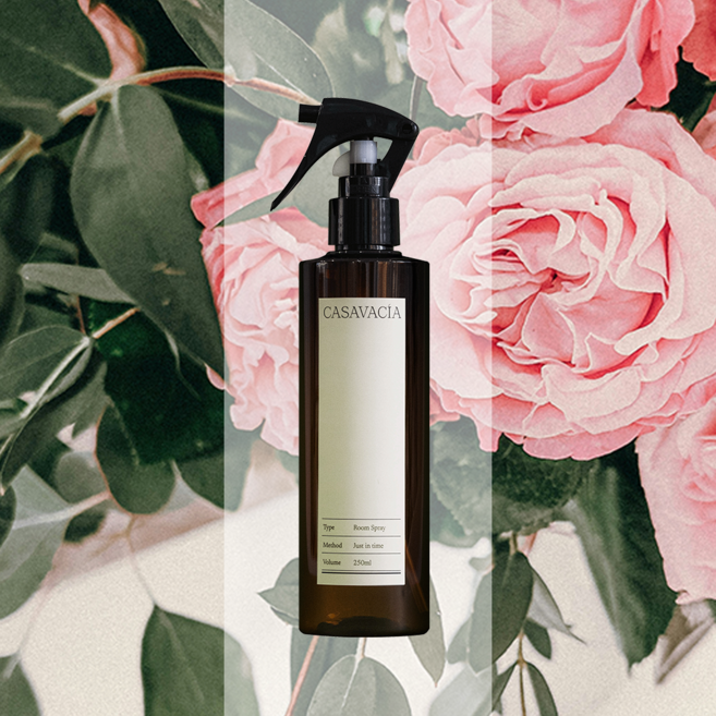 카사바시아 백화점 룸스프레이 섬유향수 멀티퍼퓸 필로우미스트, 1개, 250ml, 피오니 앤 블러쉬 스웨이드