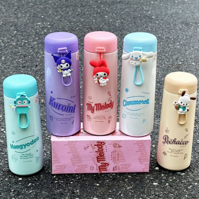 산리오 캐릭터 스텐 어린이 텀블러 350ml, 1개, 마이멜로디