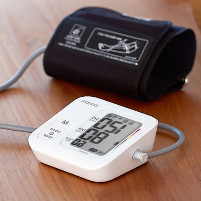 시티즌 팔뚝형 전자 혈압계 혈압측정 혈압측정기 가정용혈압계 CHUG-330, 1개