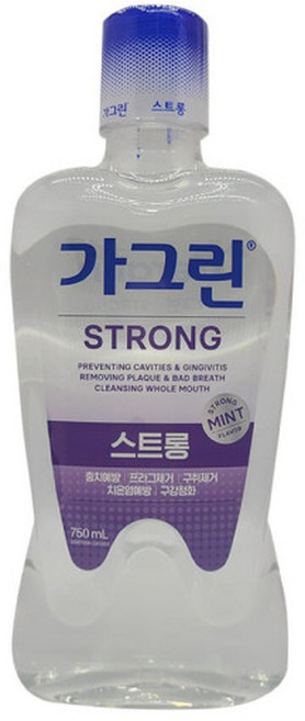 가그린 스트롱 750ml 가글 입냄새제거 구강청결제, 1개