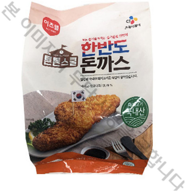 CJ 튼튼스쿨 한반도 돈까스 1Kg, 1개