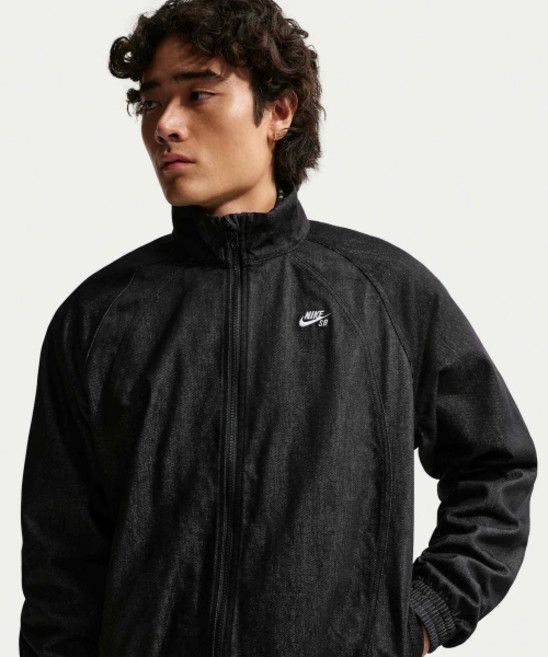 나이키 nike SB 데님 풀집 트랙 재킷 M 블랙 IH1989-010