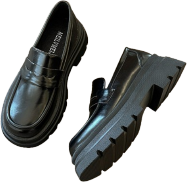 착한구두 여성용 테이크 청키 플랫폼 페니 로퍼 LFLTR1f147