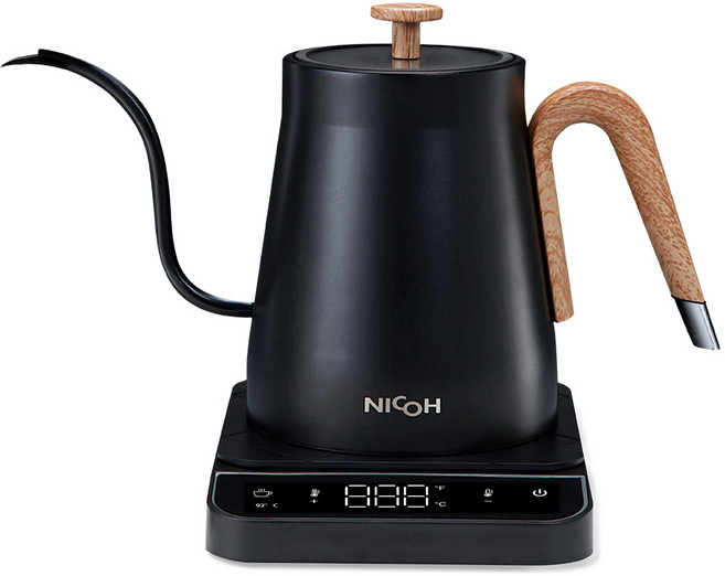 日本NICOH 0.8L 電溫控細口手沖壺 NK-T80 316不鏽鋼