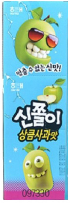 해태 신쫄이 사과맛 딸기맛 레몬콜라맛 24g x 20개 택1 간식 군것질 주전부리 극장간식 젤리 쫄쫄이