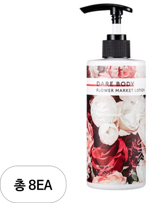미샤 데어 바디로션 양재꽃시장향, 500ml, 8개 - 쿠팡