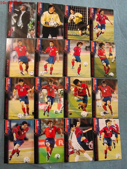 클래식 축구 유니폼 올드 파니니 축구카드 세트 대한민국 월드컵 스타, 1개, G_103번 이민성 카드