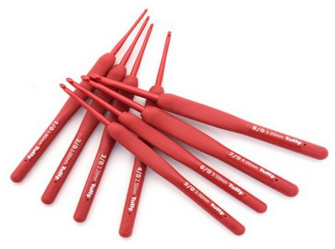 튤립 에티모레드 쿠션그립 코바늘 TED-020, 1개