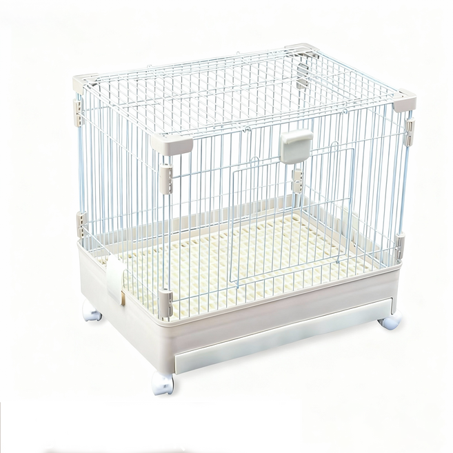 多層滾輪寵物籠 倉鼠兔子天竺鼠適用 附帶托盤易清潔, 米色809單抽屜, 1個