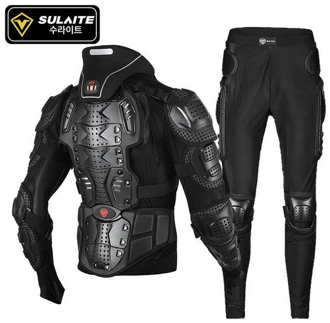 오토바이 전신 보호대 바이크 안전장비 상체 하체, 1개, 전체 A