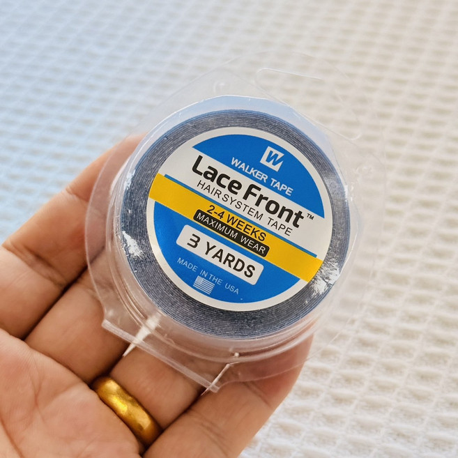 헤어 시스템 테이프 양면 워커 레이스 클로저 용 울트라 홀드 확장 3/12/36 프론트 가발 접착제, 03 width 0.8cm, 02 3 YARDS, 1개, 1개입