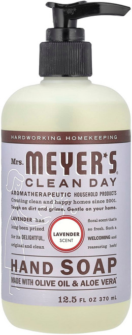 미세스 메이어스 클린데이 핸드 솝 라벤더 향 370ml(12.5fl oz) MRS-11104, 370ml, 1개