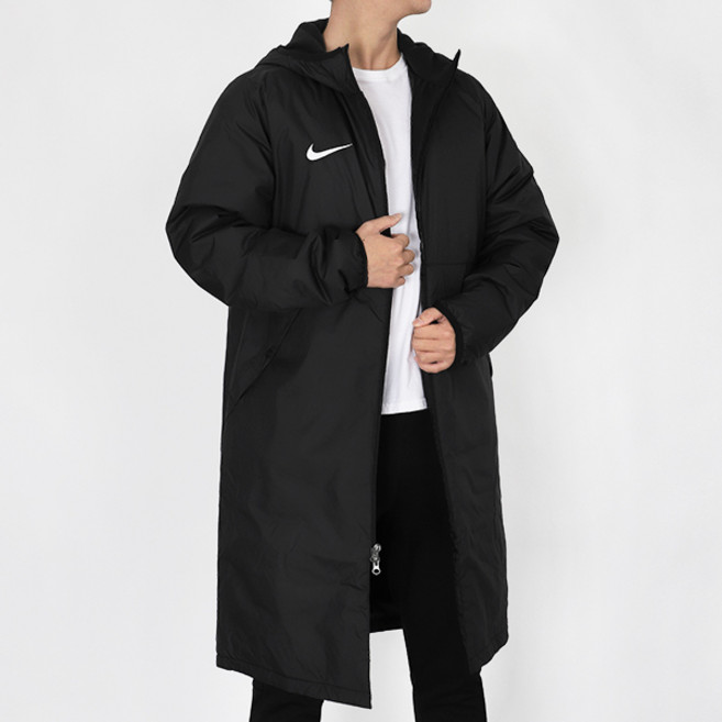 나이키 REPEL PARK LONG PADDING 기모 후드 발수 점퍼+패션마스크