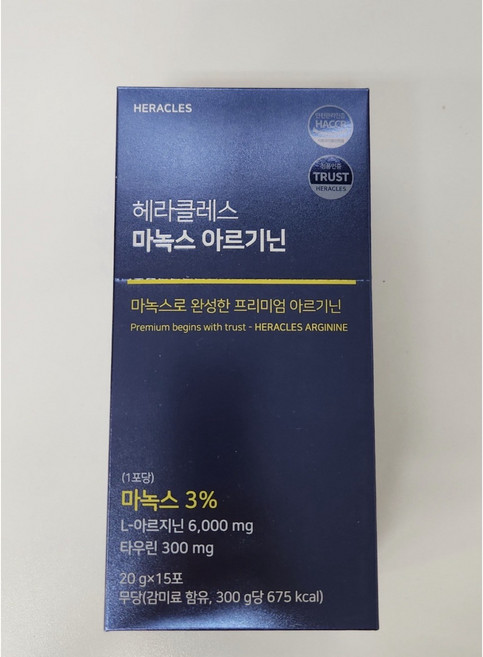 헤라클레스 마녹스 아르기닌 1박스 15포, 300g, 1개