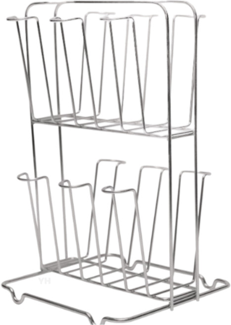 스텐팩토리 2단 컵걸이, 단일, 3개