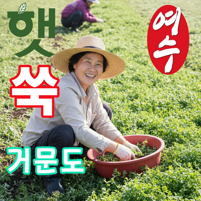 더맛곳간 국산 여수 거문도 생쑥 햇쑥 노지 쑥 해풍쑥 쑥떡용 쑥국용 국내산, 2kg, 1개