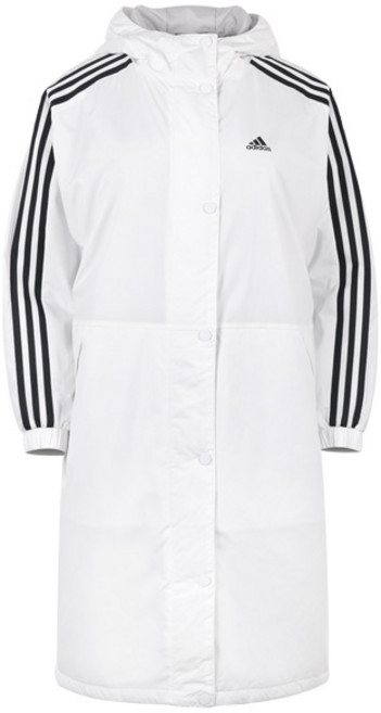 아디다스 여성 벤치 코트 바람막이 축구 패딩 점퍼 GF0026