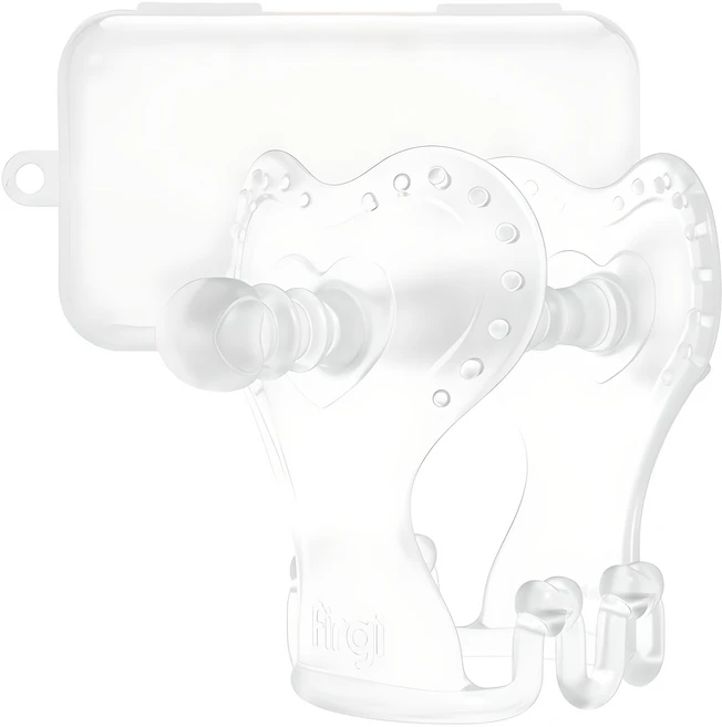 퍼기 큐피드 손목 치발기 세트, 치발기 + 케이스, 투명, 1세트 - 쿠팡