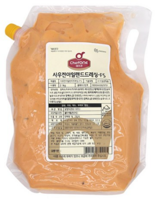쉐프원 사우전아일랜드드레싱-FS, 2kg, 1개