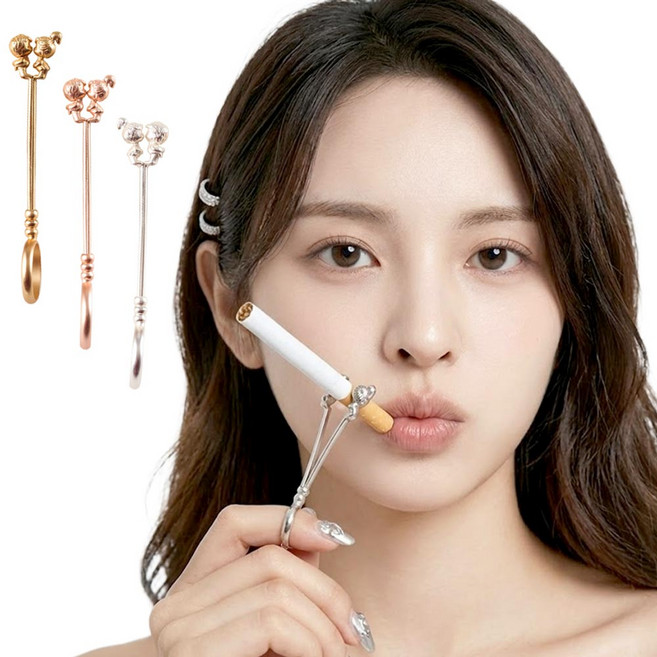 깔끔더하기 담배 손잡이 집게 손냄새 방지 반지