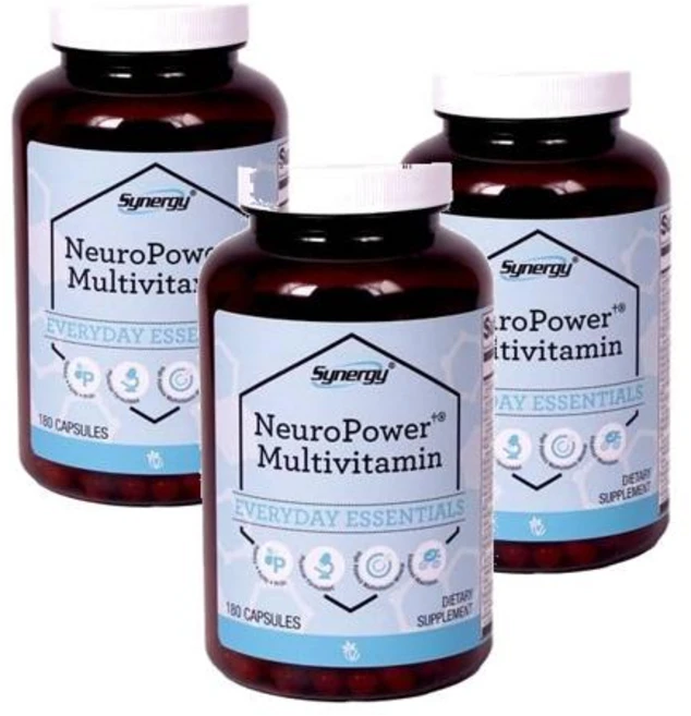 비타코스트 시너지 뉴로파워 멀티비타민 캡슐 Vitacost Synergy NeuroPower Multivitamin, 3개, 180정 - 쿠팡