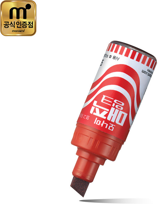 모나미 병매직, 3개, 적색