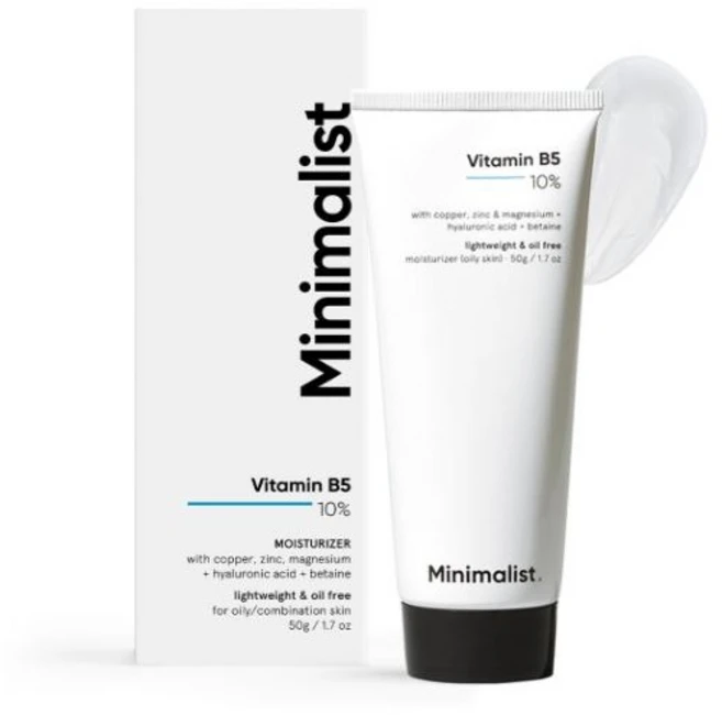 Minimalist Dehydrated Skin Moisturizer with 10% Vitamin B5 for Oily Oil-Free Hydration & Lightweight, 1개, 50g - 쿠팡