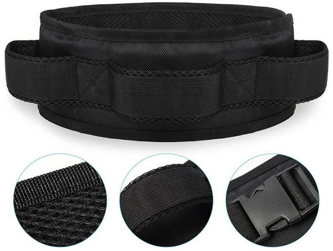 환자 이동 벨트 재활 보조 간호 보행기 요양원 병원 노인 기립 보조기, 블랙