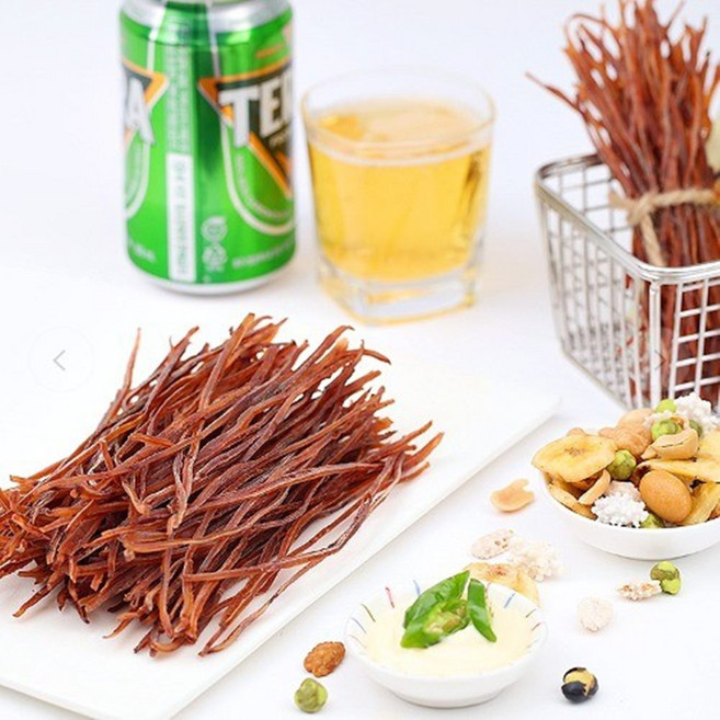 황토식품 vb 오징어 소면 귀채 이카소 멘 250g식자재 업소용 식재료 식당용 대용량 단체 급식용, 1개, 250g