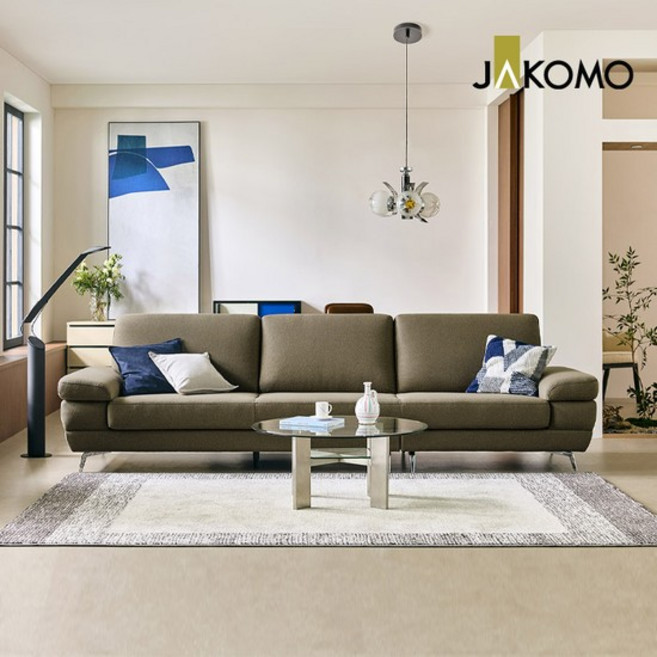 자코모 뉴트 4인 데이위브 패브릭 소파, 18뮤트핑크