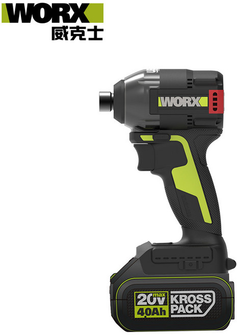 WORX 威克士 20V 無刷鋰電 8段速 230N.m 衝擊起子機 WU291D, 1個