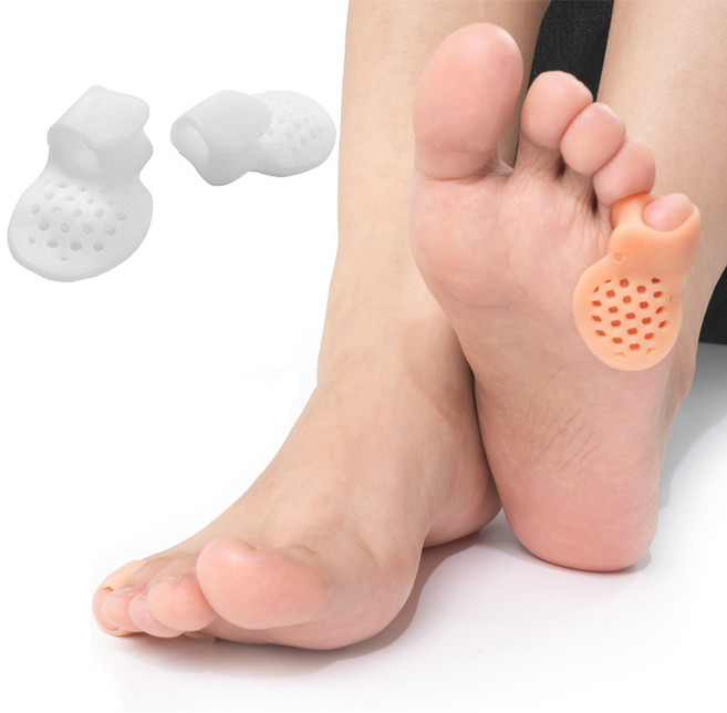 헬스와미 실리콘 새끼 발가락 보호 패드 발가락링, 3세트