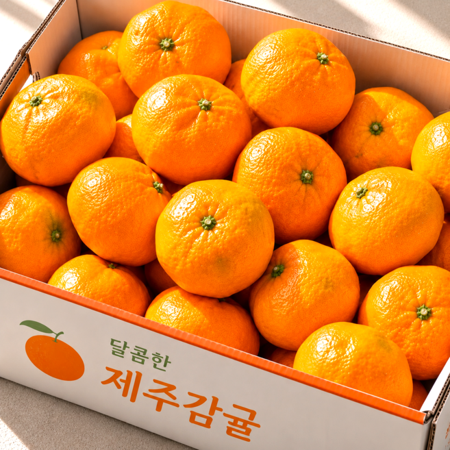 [제철밀감] 당도검증 제주도 감귤 엄격선별포장 신선한 노지 귤, 1박스, 감귤 3kg