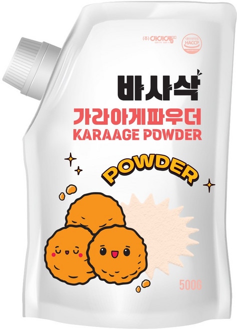 아이엠소스 바사삭 가라아게 파우더 튀김가루, 1개, 500g