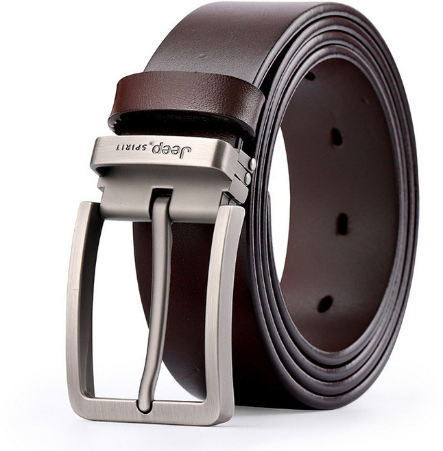 지프스피릿 캐주얼 소프트 소가죽 버클 벨트 + 정품포장