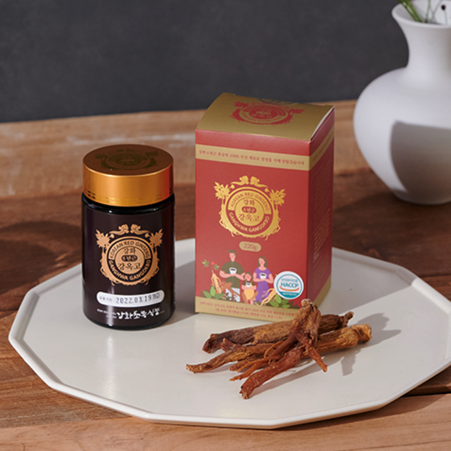 강화 강옥고 강화도 6년근홍삼 본뿌리 & 100%국내산 원료, 1개, 220g